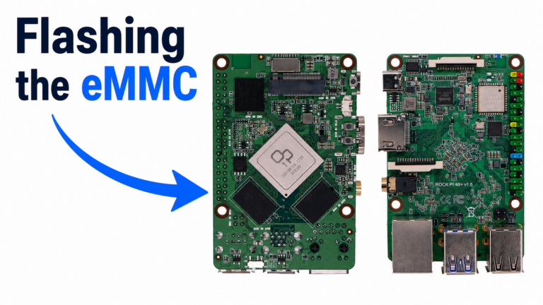 How to flash the eMMC of the Rock Pi 4B+