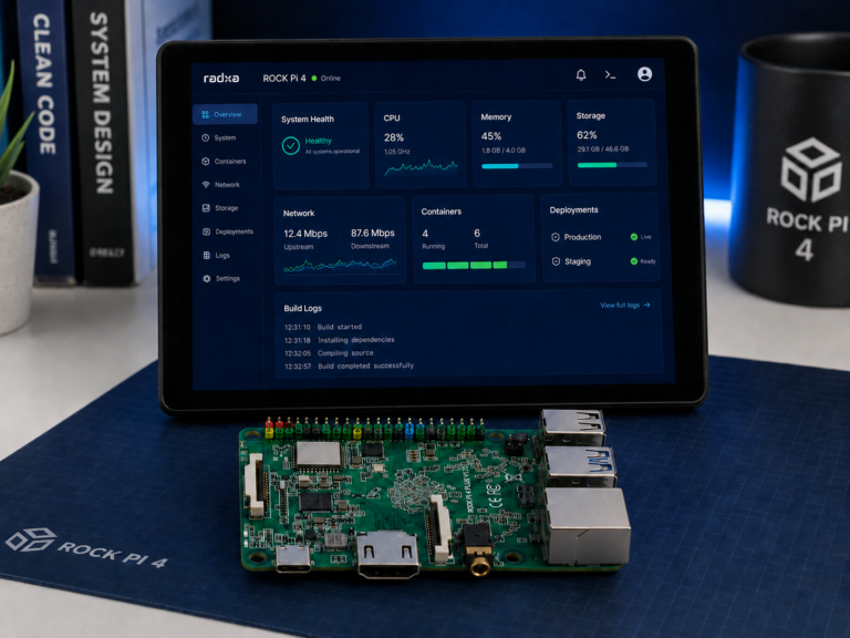 Using the Radxa Rock Pi 4B+ with Raspberry Pi Displays