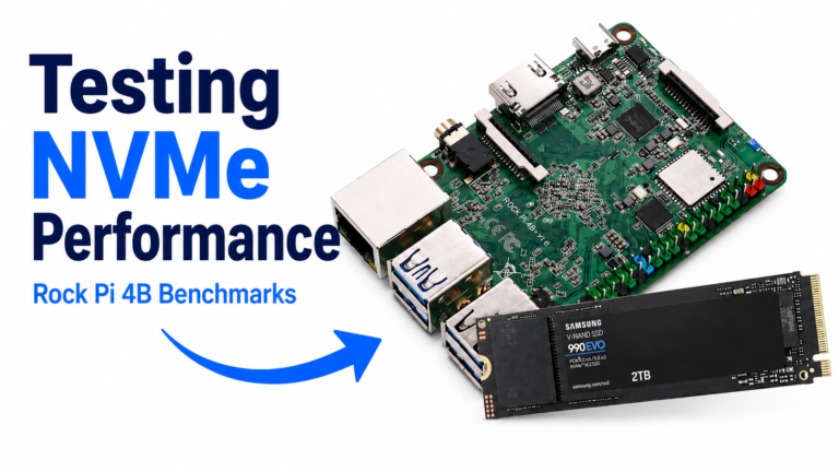 Rock Pi 4B+ NVMe Performance Testing