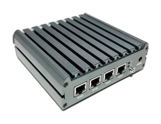 Intel J1900 Quad-Core 4-LAN Fanless Mini PC / Firewall Appliance — 4GB DDR3 + 64GB SSD