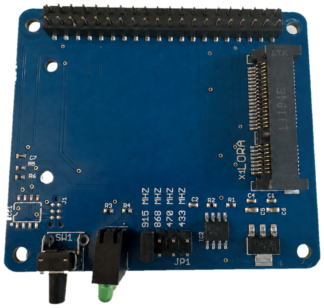 Pi Supply RAK2287 and WM1302 LoRaWAN Pi HAT carrier board with mini-PCIe socket